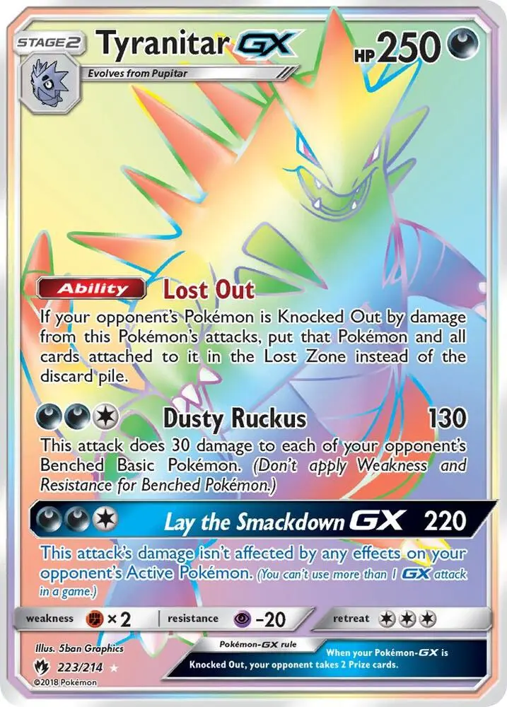 Tyranitar GX, Lost Thunder 223/214