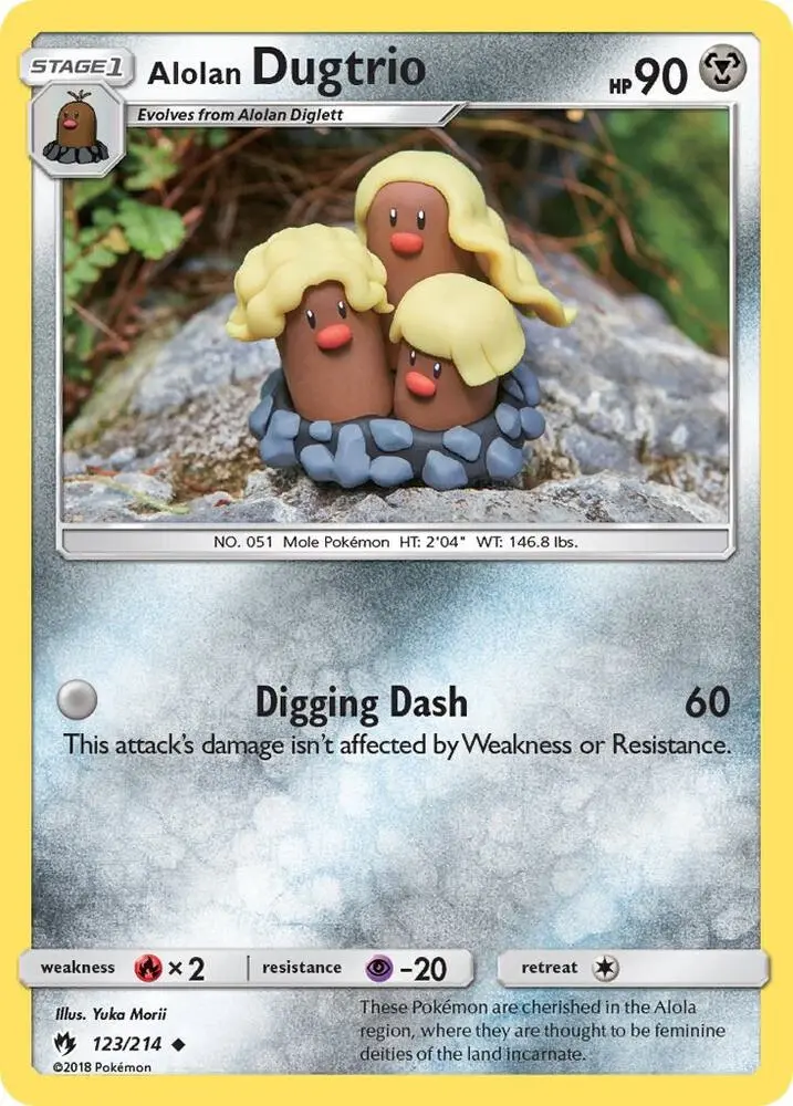 Alolan Dugtrio, Lost Thunder 123/214