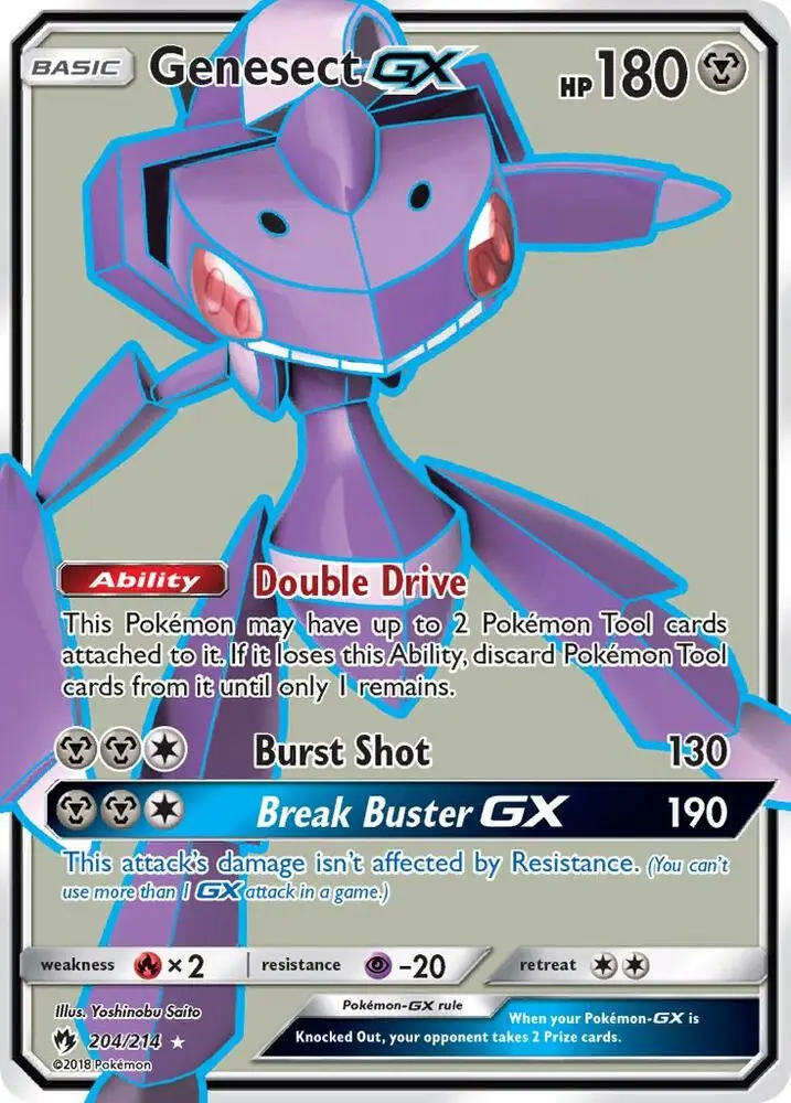 Genesect GX, Lost Thunder 204/214