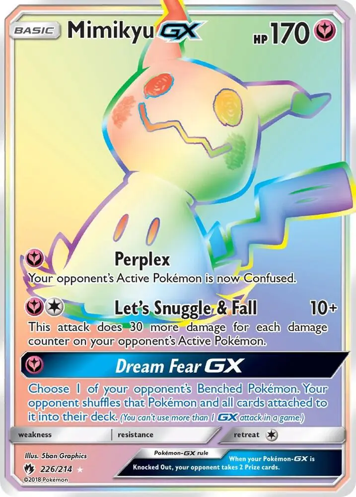 Mimikyu GX, Lost Thunder 226/214