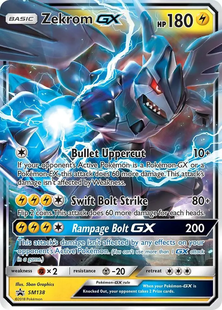 Zekrom GX, SM Black Star Promos SM138/248