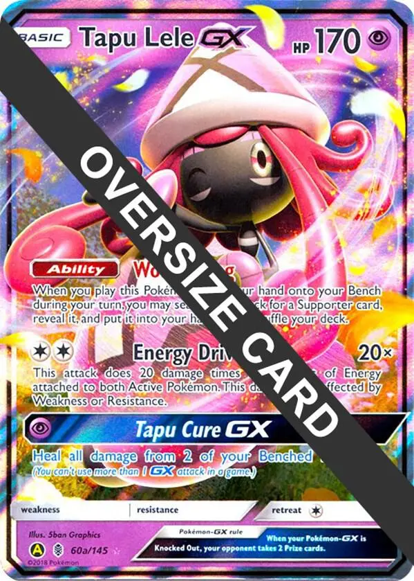 Tapu Lele GX, Jumbo cards 060a/145