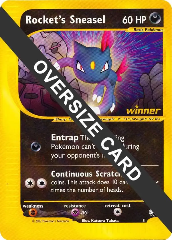 Rocket's Sneasel, Jumbo cards 005