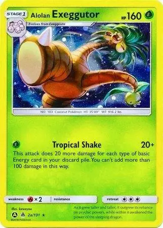 Alolan Exeggutor, Alternate Art Promos 002a/131