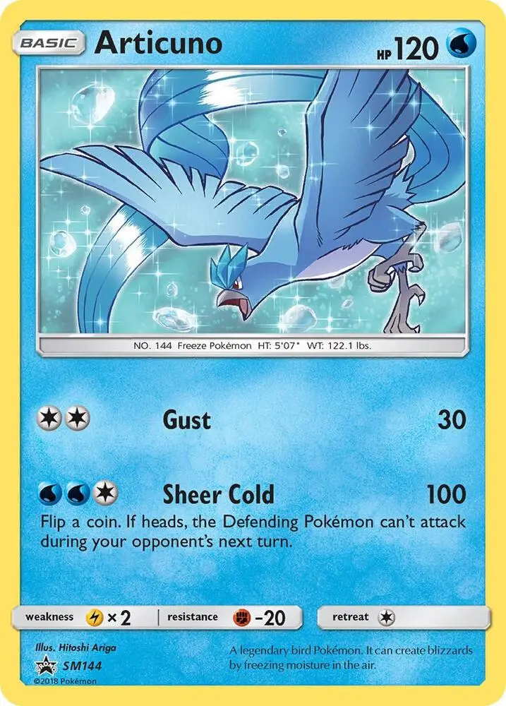 Articuno, SM Black Star Promos SM144/248