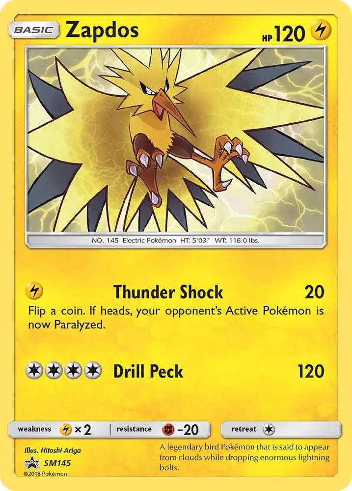 Zapdos, SM Black Star Promos SM145/248