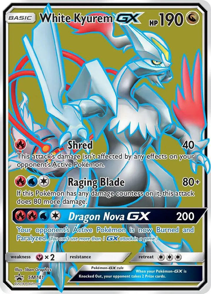 White Kyurem GX, SM Black Star Promos SM141/248