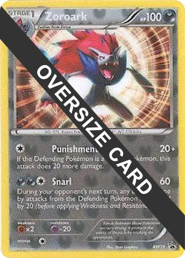 Zoroark BW, Jumbo cards BW19