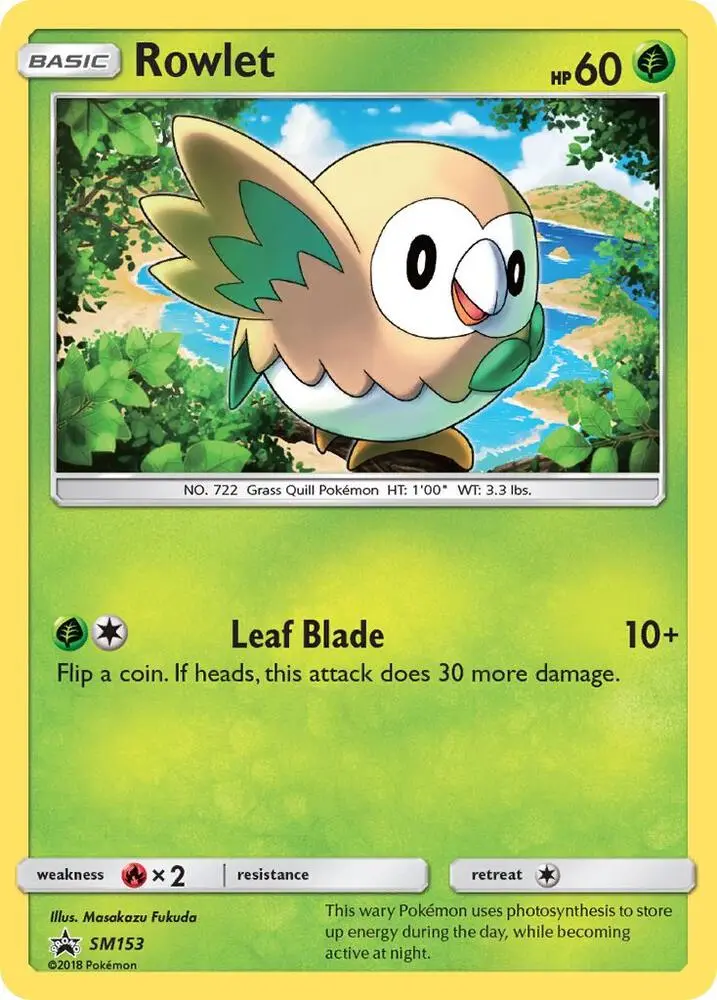 Rowlet, SM Black Star Promos SM153/248