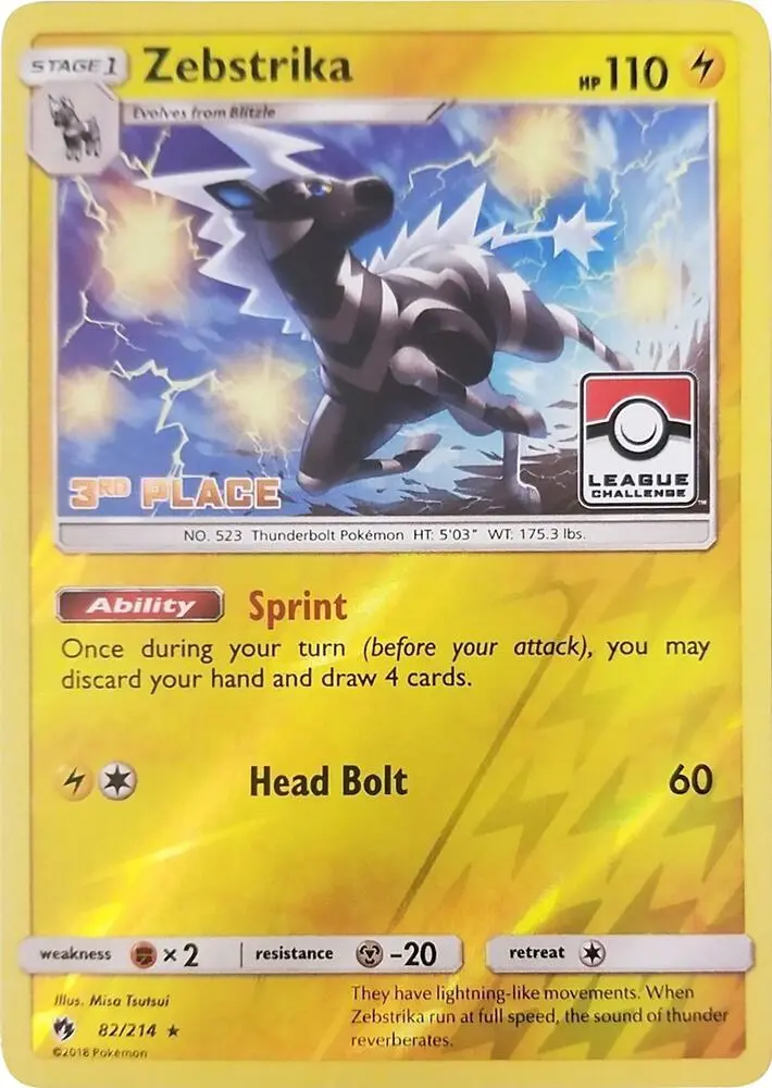 Zebstrika, League & Championship Cards 082/214