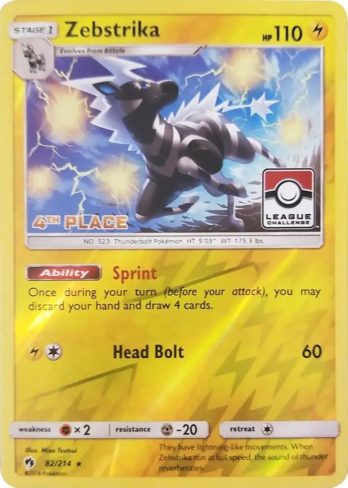 Zebstrika, League & Championship Cards 082/214