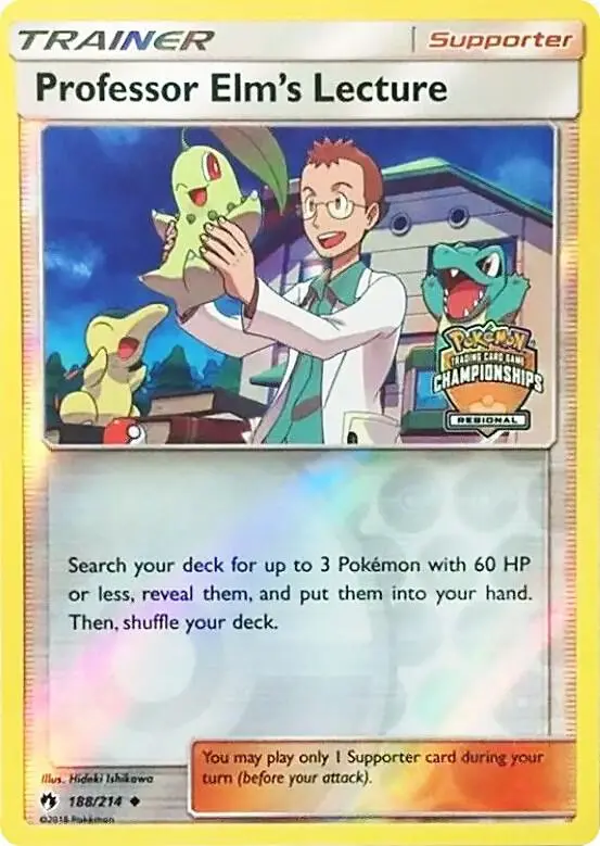 Professor Elm's Lecture, League & Championship Cards 188/214