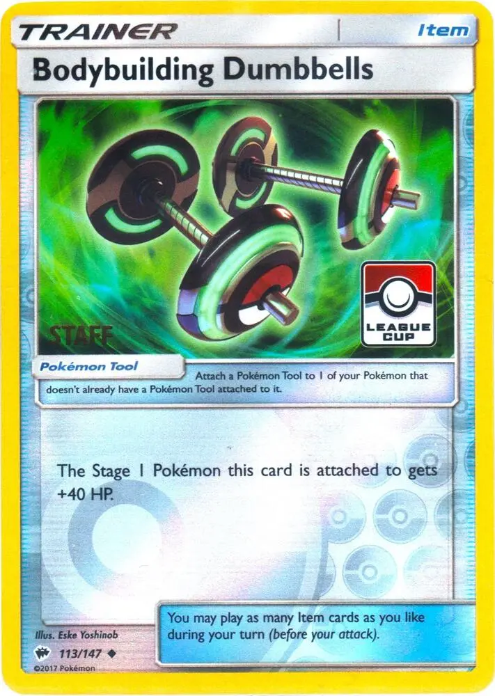 Bodybuilding Dumbbells, League & Championship Cards 113/147