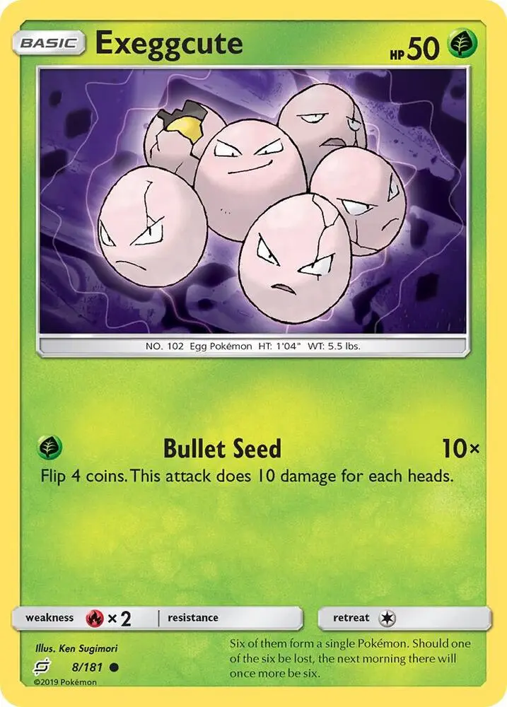 Exeggcute, Team Up 8/181