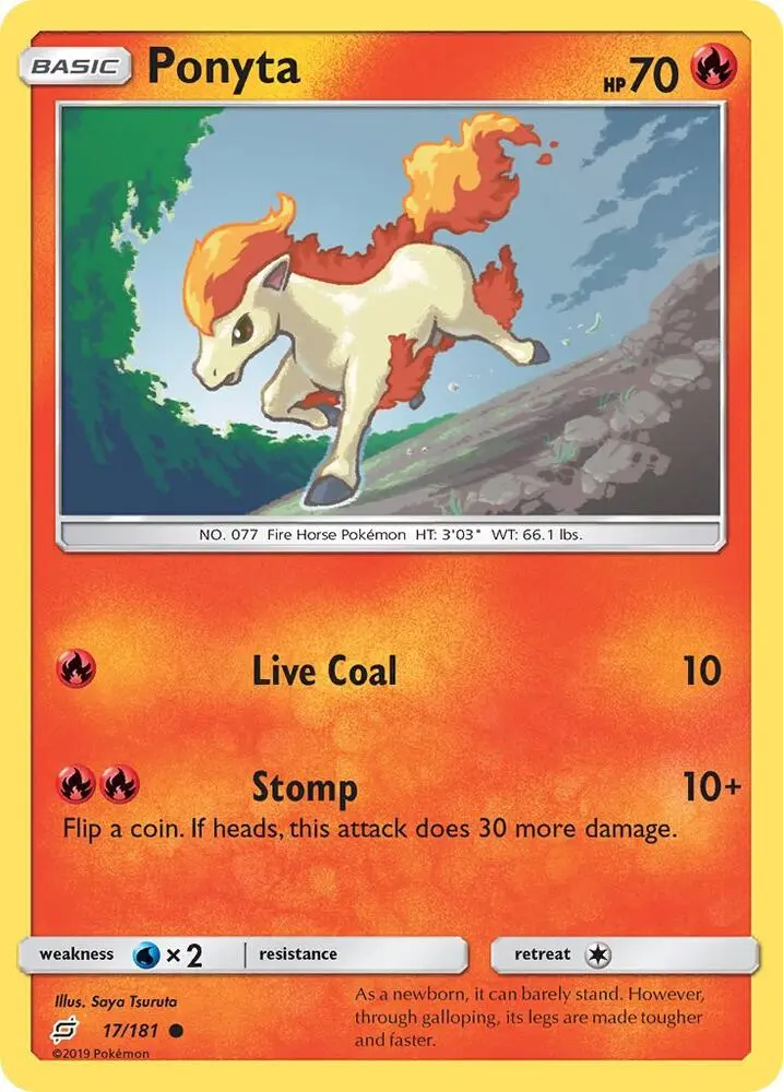 Ponyta, Team Up 17/181
