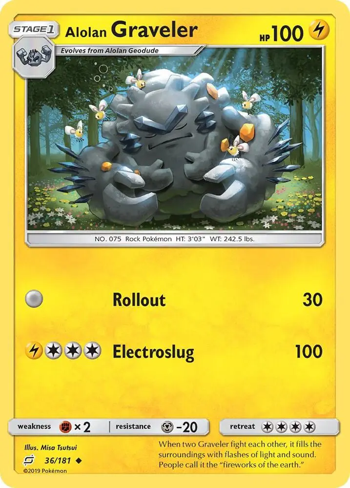 Alolan Graveler, Team Up 36/181