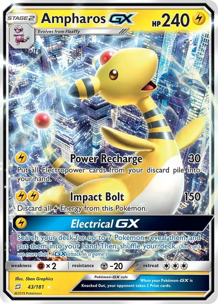 Ampharos GX, Team Up 43/181