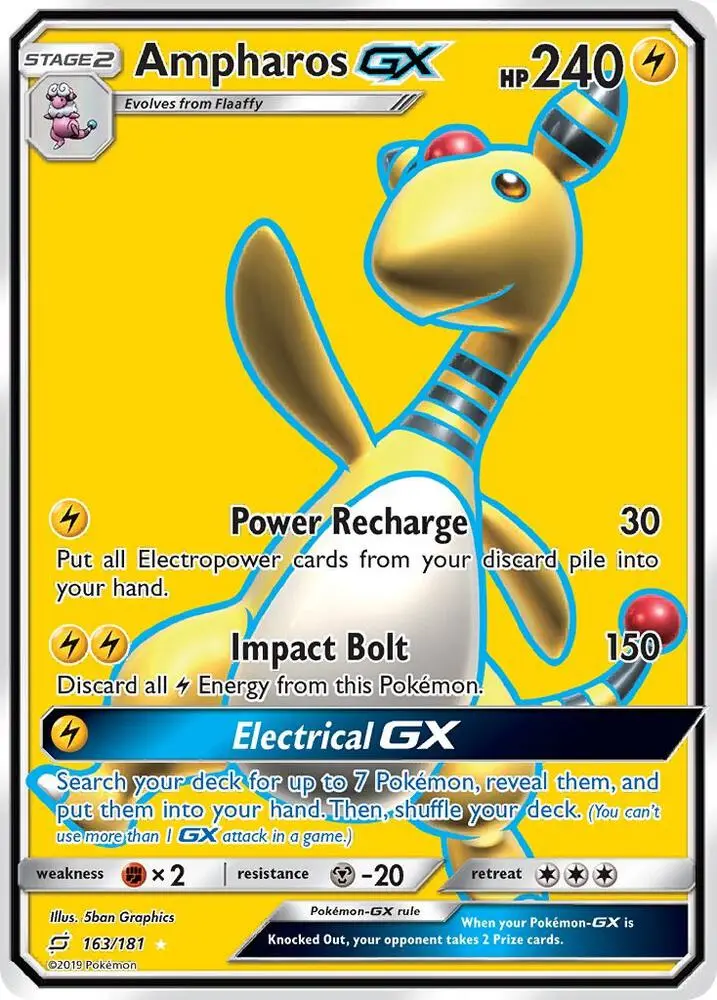 Ampharos GX, Team Up 163/181