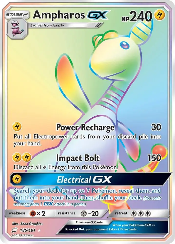 Ampharos GX, Team Up 185/181