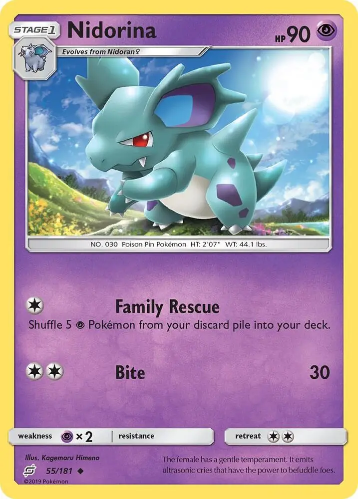 Nidorina, Team Up 55/181