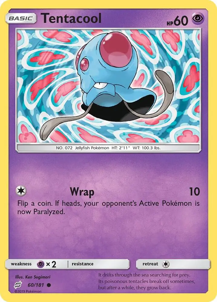 Tentacool, Team Up 60/181