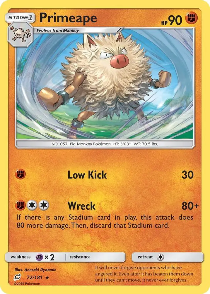 Primeape, Team Up 72/181