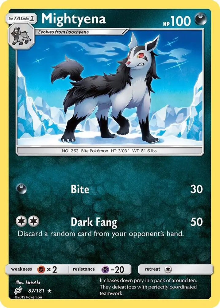 Mightyena, Team Up 87/181
