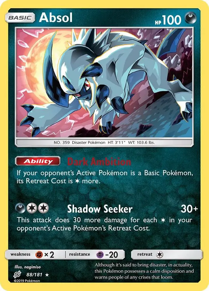 Absol, Team Up 88/181