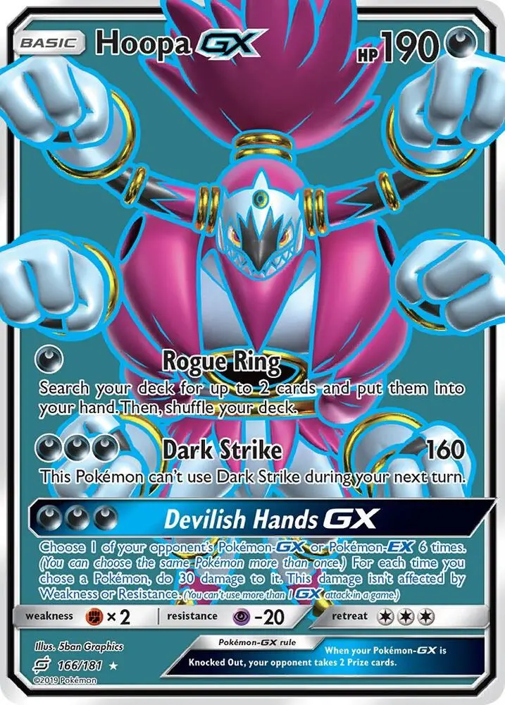 Hoopa GX, Team Up 166/181