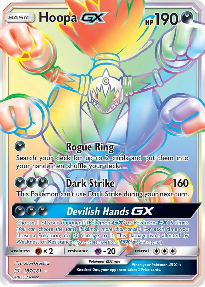 Hoopa GX, Team Up 187/181