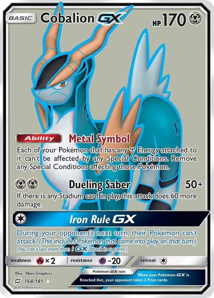 Cobalion GX, Team Up 168/181