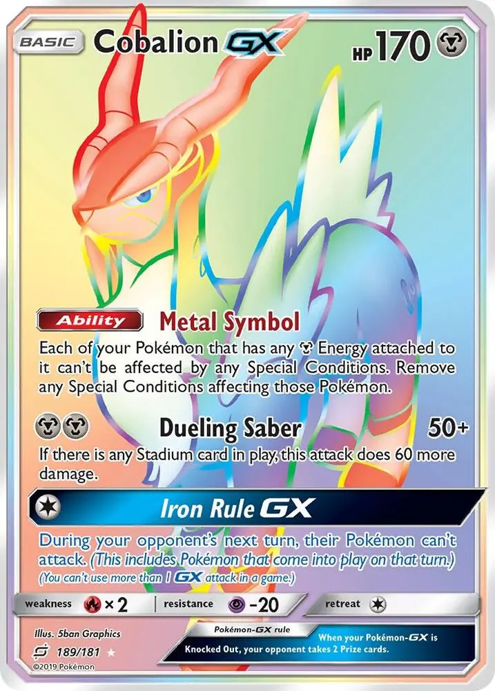 Cobalion GX, Team Up 189/181
