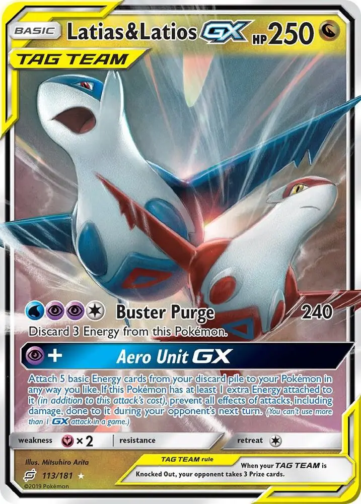 Latias & Latios GX, Team Up 113/181