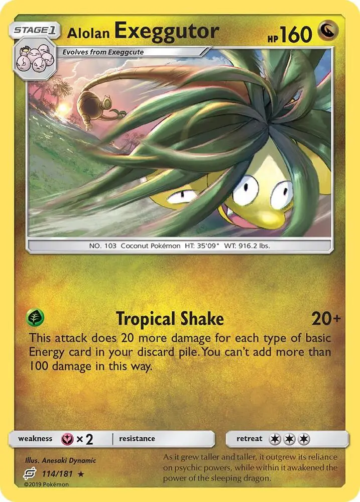 Alolan Exeggutor, Team Up 114/181