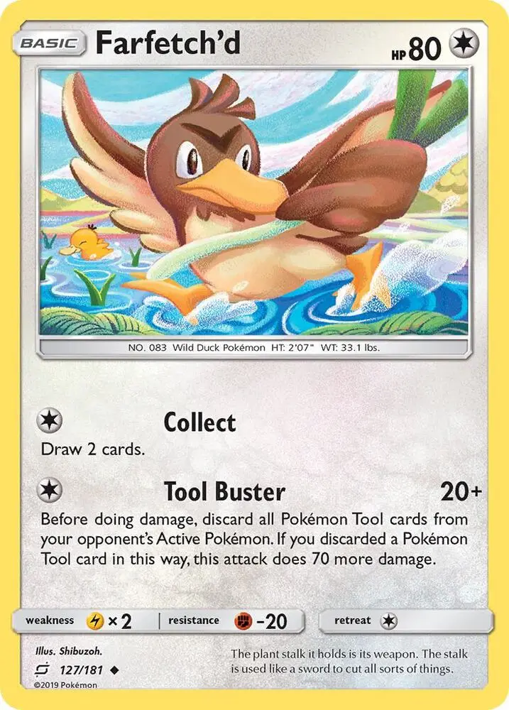 Farfetch’d, Team Up 127/181