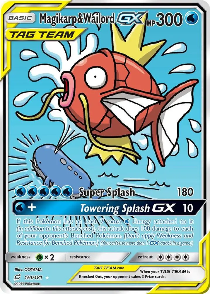 Magikarp & Wailord GX, Team Up 161/181