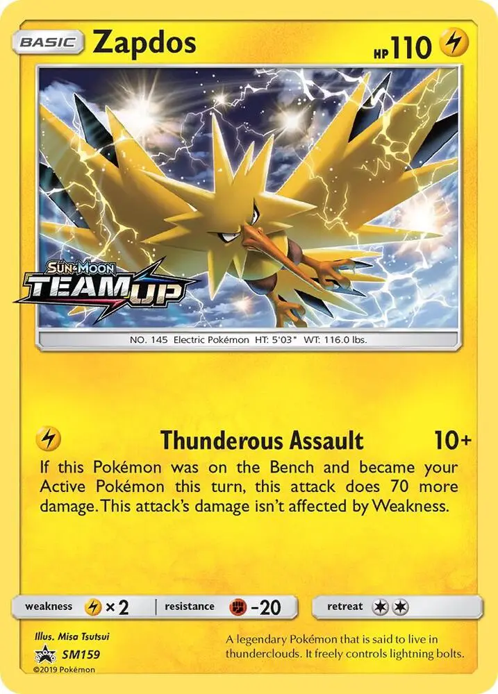 Zapdos, SM Black Star Promos SM159/248