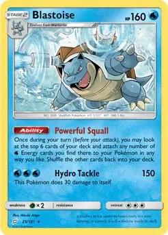 Blastoise, Deck Exclusives 025/181