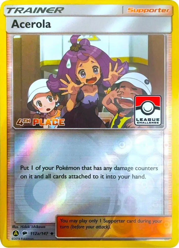 Acerola, League & Championship Cards 112a/147