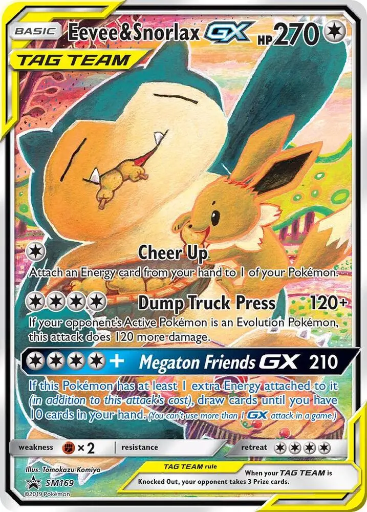 Eevee & Snorlax GX, SM Black Star Promos SM169/248