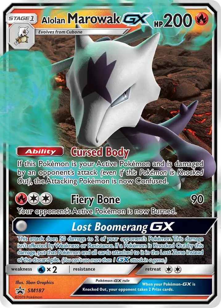 Alolan Marowak GX, SM Black Star Promos SM187/248
