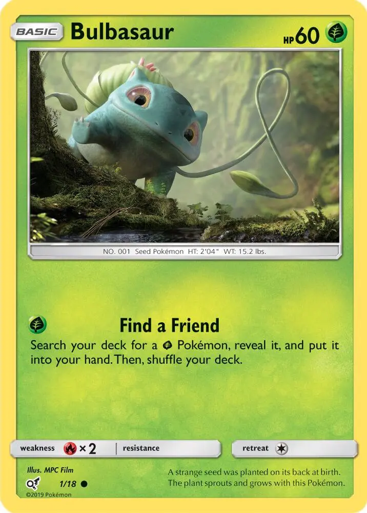 Bulbasaur, Detective Pikachu 1/18