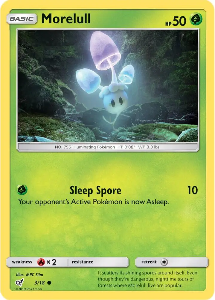 Morelull, Detective Pikachu 3/18