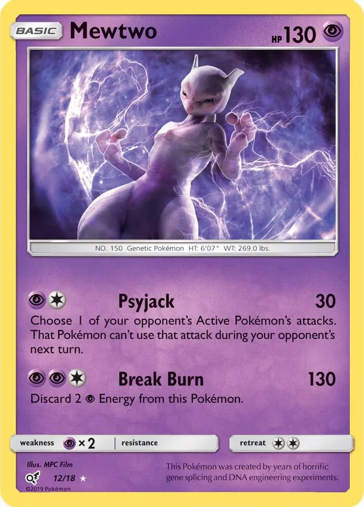 Mewtwo, Detective Pikachu 12/18