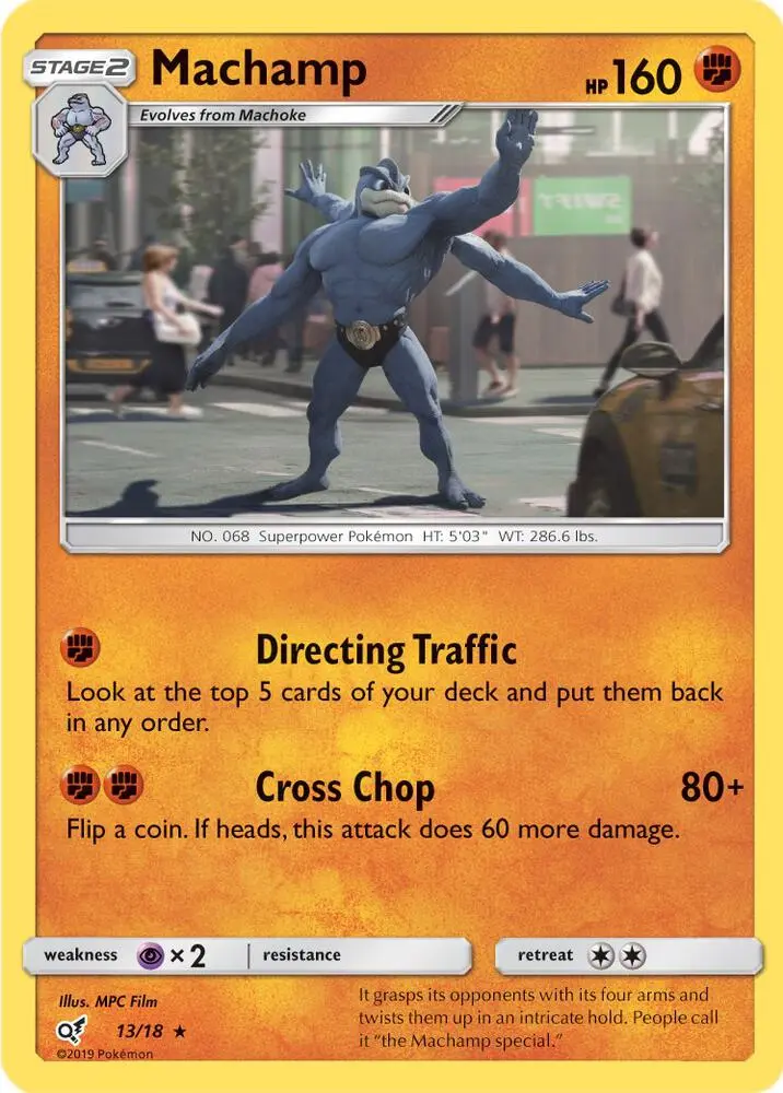 Machamp, Detective Pikachu 13/18