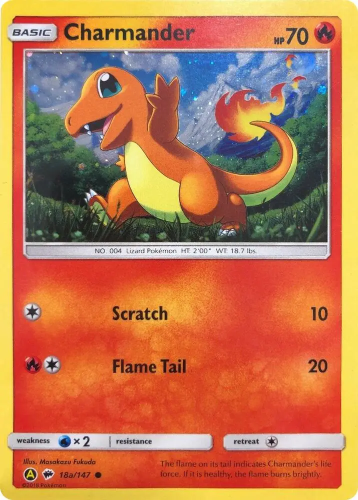Charmander, Alternate Art Promos 018a/147