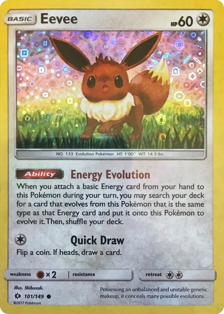 Eevee, Miscellaneous Cards & Products 101/149