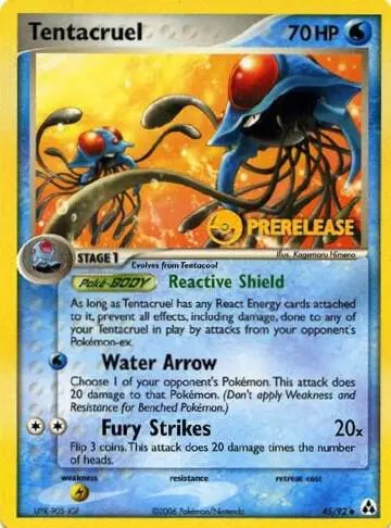Tentacruel, Nintendo Black Star Promos 45/92