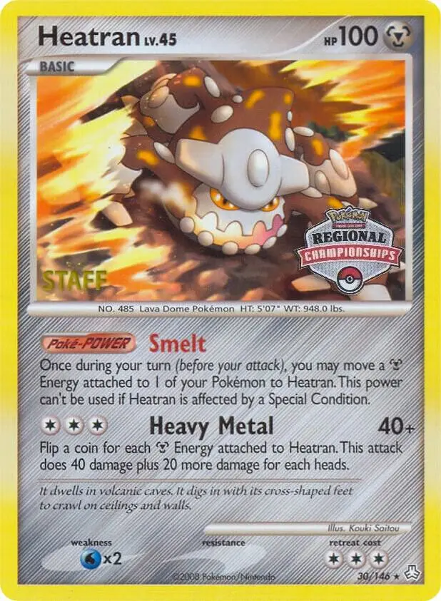 Heatran, League & Championship Cards 030/146