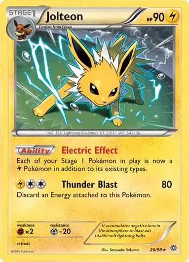 Jolteon, Miscellaneous Cards & Products 026/098